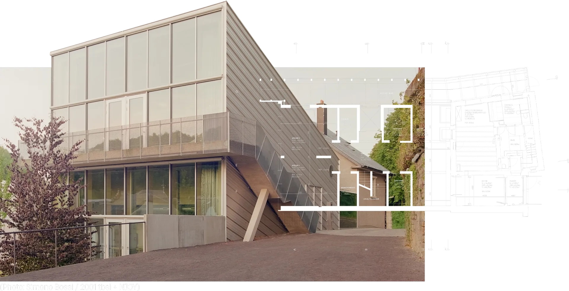 Spektrum exterior and plans