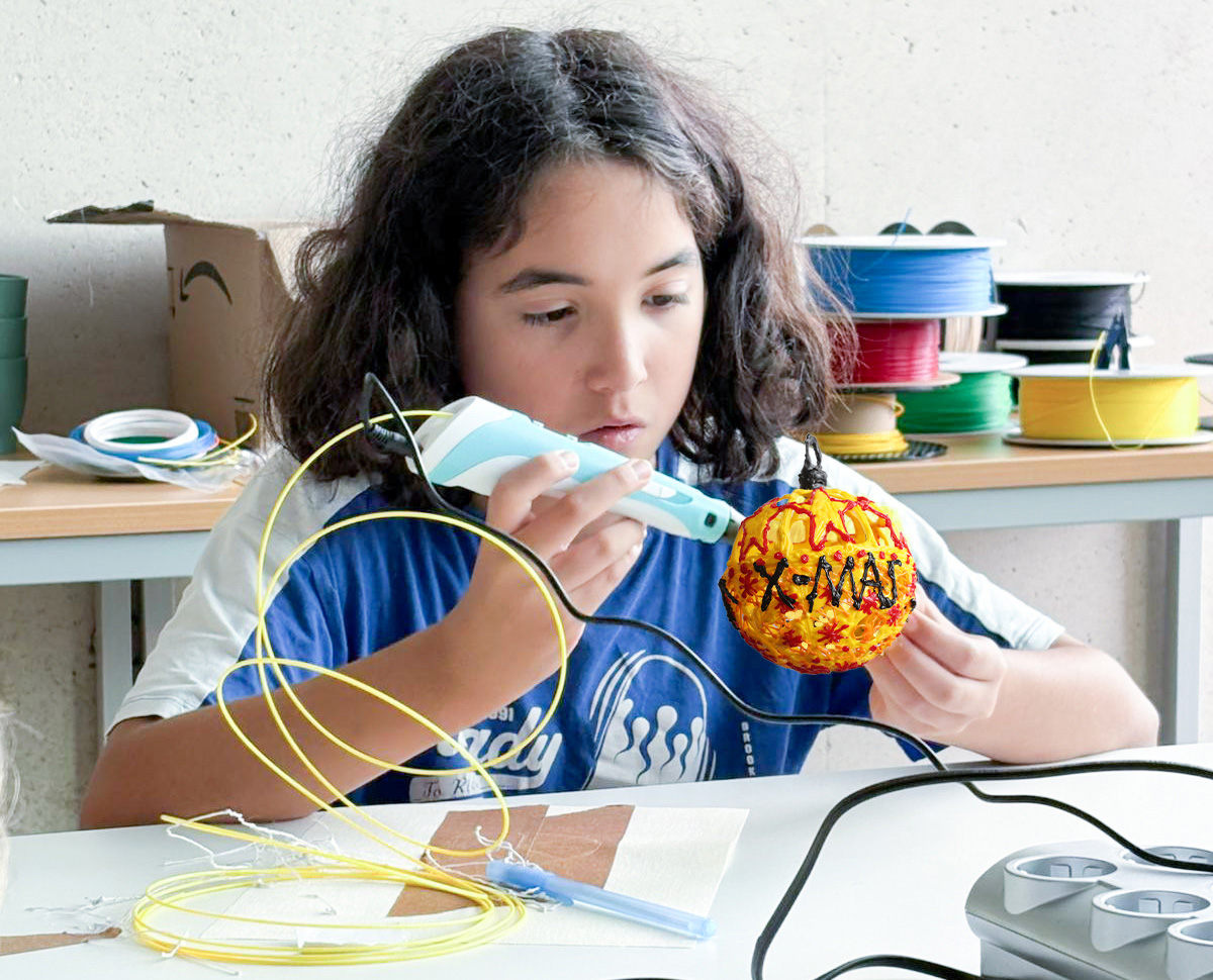 Atelier Décorations de Noël en stylo 3D 